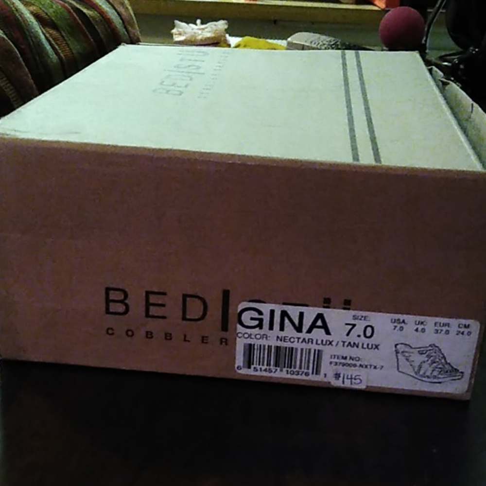 BED STU Gina Wedge cobbler series size 7